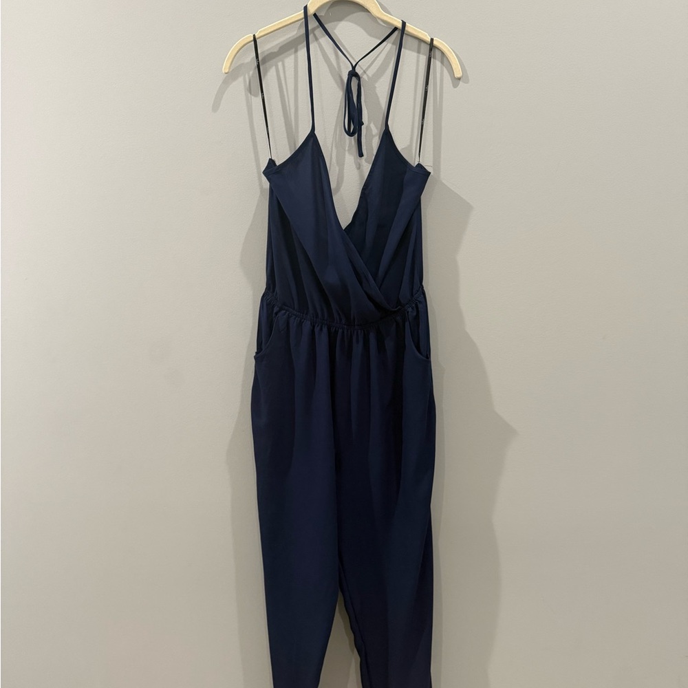 Lulu's Deep Blue Jumpsuit